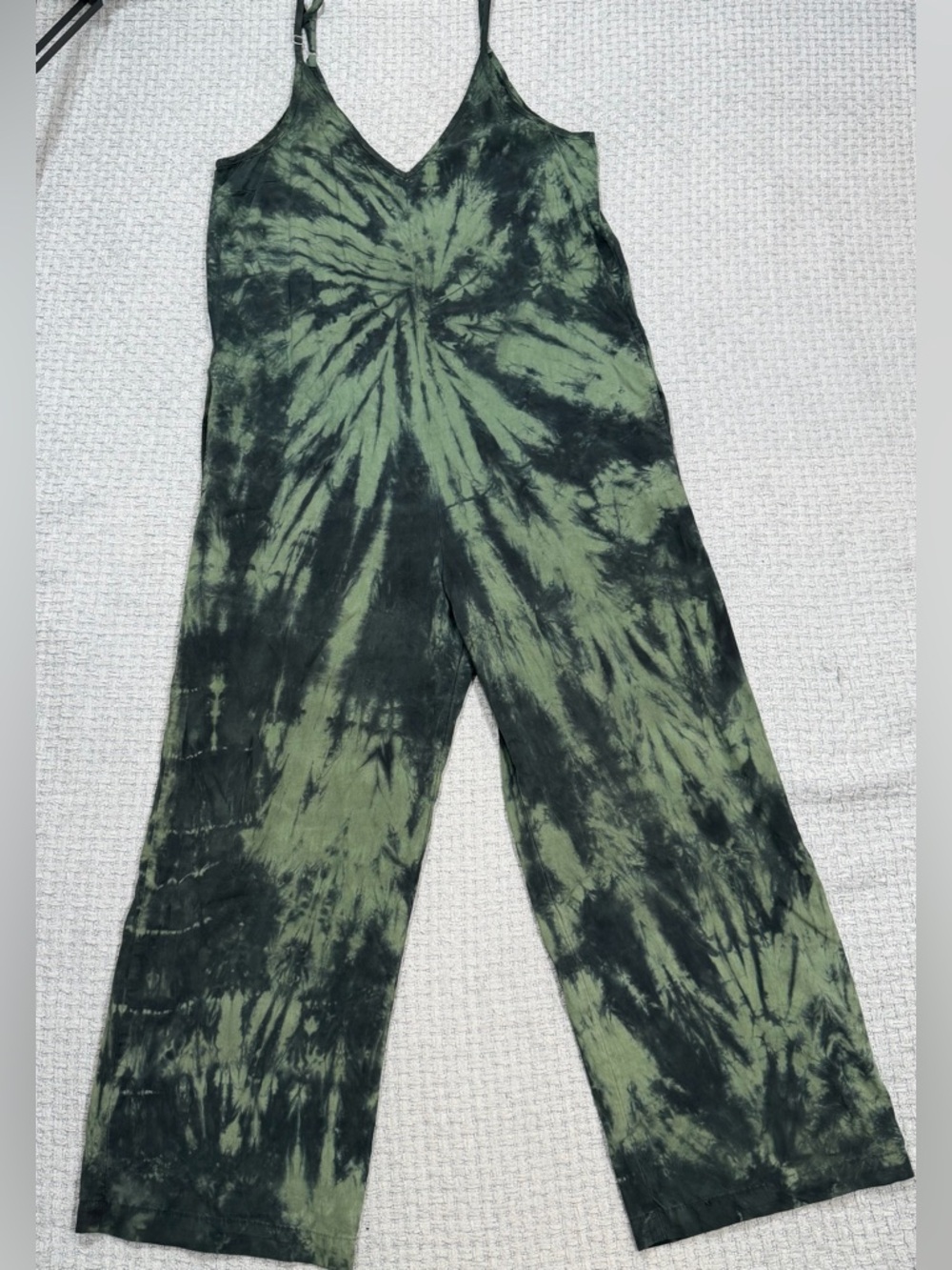 cloth & stone Green and Black Tie-Dye Jumpsuit - Picture 7 of 16